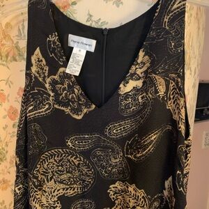 Rena Rowan Black Silk Dress Label Detail